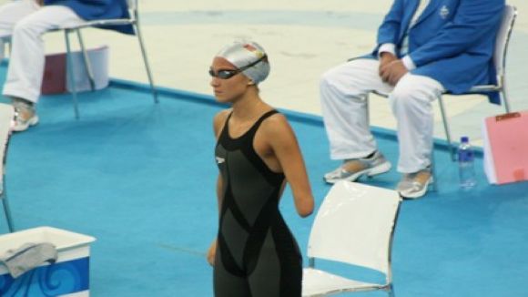 La nedadora del CAR Sarai Gascón, medalla de plata als paralímpics