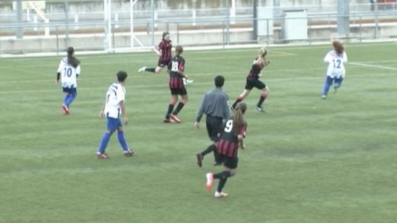 El Sant Cugat Esport femení s'emporta els tres punts contra el la Cava