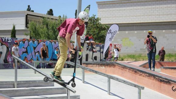 Pol Román, a l'Europeu d'Scooter després de ser subcampió d'Espanya