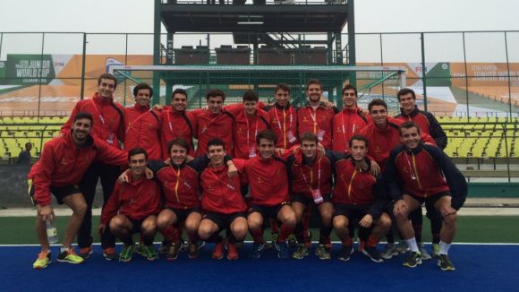 La selecció espanyola sub 21 d'hoquei herba cau als quarts de final del Mundial davant l'Índia, l'amfitriona