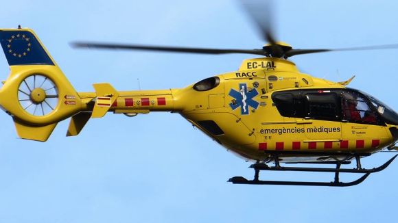 L'helicòpter pediàtric de Sant Pau celebra 20 anys a Sant Cugat amb 1.100 trasllats