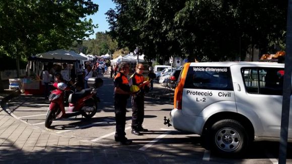 Un simulacre posa a prova efectius d'emergències a Valldoreix