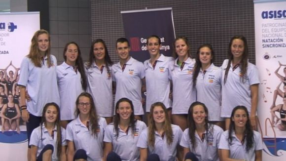 Gemma Mengual i Pau Ribes presenten al CAR la coreografia del Mundial