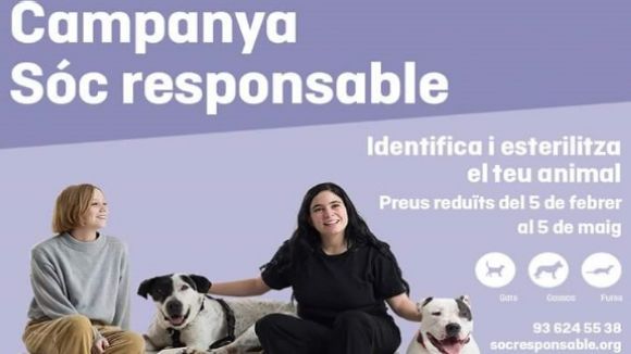 Veterinaris de Sant Cugat se sumen a la campanya de la Fundació FAADA 'Sóc responsable'