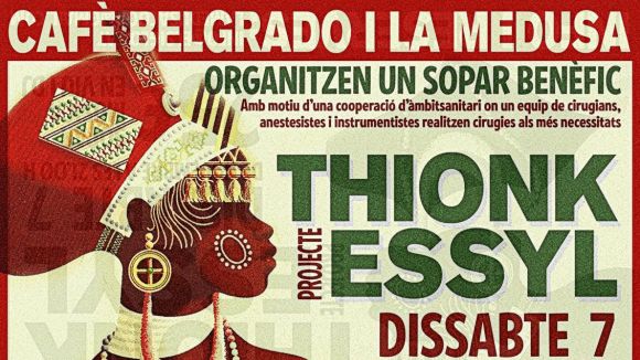 El Cafè Belgrado acull un sopar benèfic per construir un quiròfan al Senegal