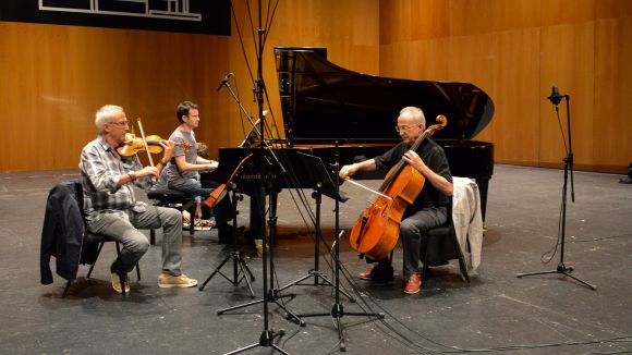 Artistes locals enregistren els seus discos al Teatre-Auditori