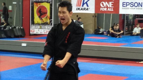 Els lluitadors de taekwondo han rebut els coneixements de Mike Chat