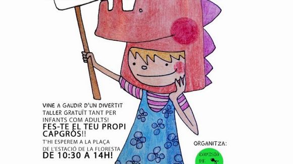 El taller de capgrossos, protagonista de la Fira de Santa Llúcia de la Floresta