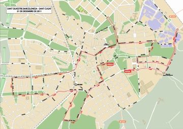 La Sant Silvestre obliga, una edició més, a fer modificacions puntuals en el trànsit