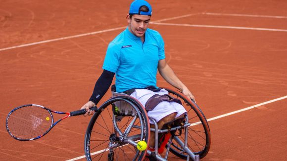 De la Puente guanya amb autoritat la final del Campionat de Catalunya de tennis en cadira de rodes