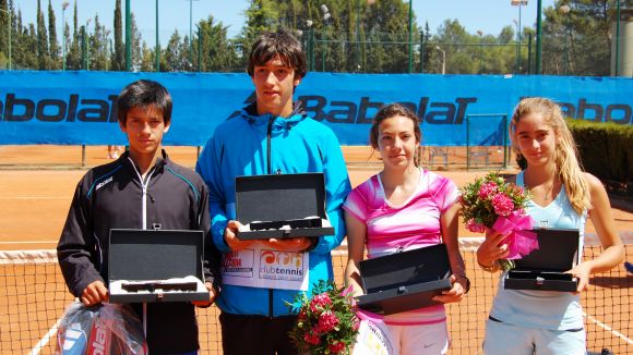 Rafael Izquierdo i Paula Arias guanyen la Babolat Cup al Natació Sant Cugat