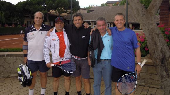 L'equip masculí del CTNSC, subcampió de Catalunya de la categoria +50