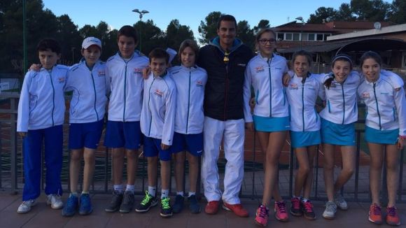 L'aleví del Tennis Natació Sant Cugat disputa la final de la Copa Generalitat