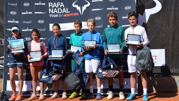 Daniel Mérida, Raquel González, Rafael Segado i Cristina Ramos, guanyadors del torneig Rafa Nadal