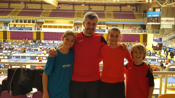 La UESC de tennis taula assoleix un èxit històric al Torneig Estatal de Valladolid