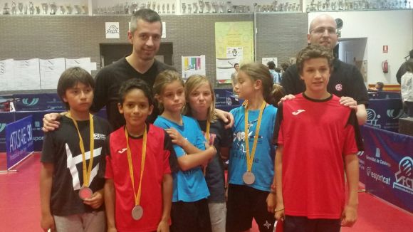 Berta Riba guanya el Campionat de Catalunya de tennis taula escolar