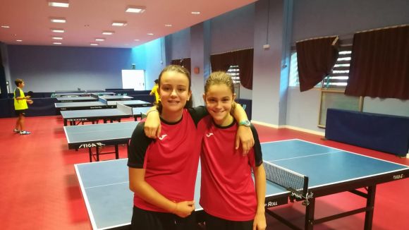 Les germanes Munné revolucionen el tennis taula català, estatal i europeu