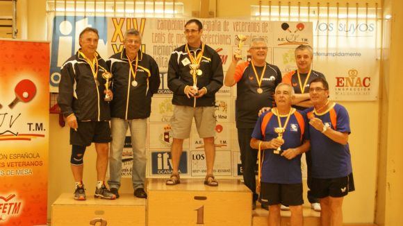 Joan Pareja aconsegueix el subcampionat de tennis taula de més de 60 anys