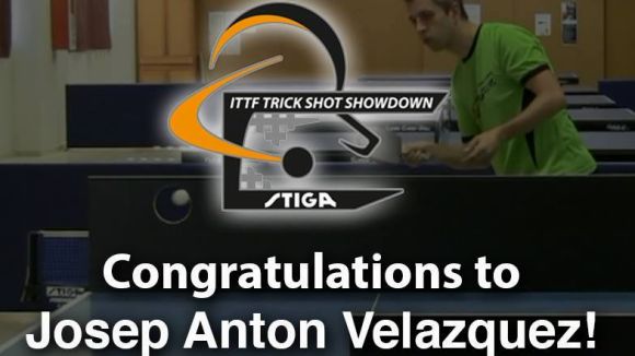 Josep Antón revalida el Mundial de cops espectaculars de tennis taula