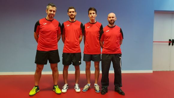 La UESC de tennis taula baixa a Segona Nacional en una temporada plena d'obstacles