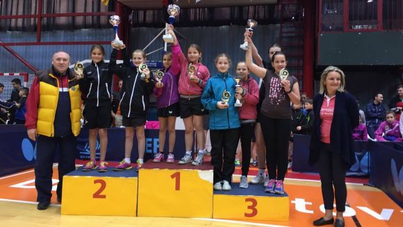 Mariona Munné, plata amb la selecció catalana al Torneig Internacional Zagiping de tennis taula