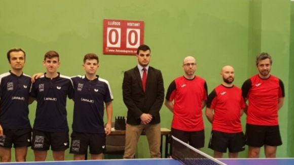 La UESC de tennis taula puja a Primera Nacional després de guanyar a la pista del Lluïsos de Gràcia