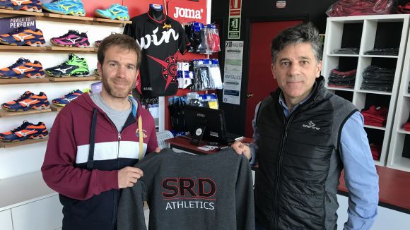 Marc Moliné, guanyador de la dessuadora Algifon SRD de Thinkinsport i Esport en Marxa