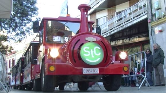 La pista de gel, el tren d'StC i les fires de Nadal i Reis, estrelles del comerç santcugatenc per aquest Nadal