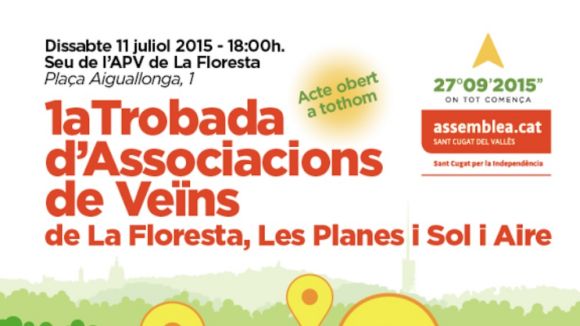 La 1a Trobada d'Associacions de Veïns arriba aquesta tarda a la Floresta