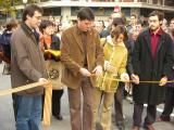 Multitudinària inauguració del túnel de la Plaça Lluís Millet