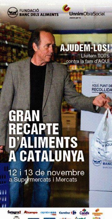 Joan Sunyer: 'Es porten a la central del Banc d'Aliments'