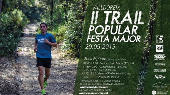 Més de 500 inscrits disputaran aquest diumenge la Trail Popular de Valldoreix