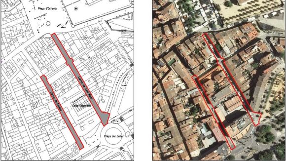Les obres de vianantització dels carrers Balmes i Sant Medir començaran aquesta setmana