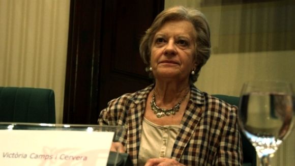 La UAB homenatja avui la catedràtica Victòria Camps per la seva trajectòria