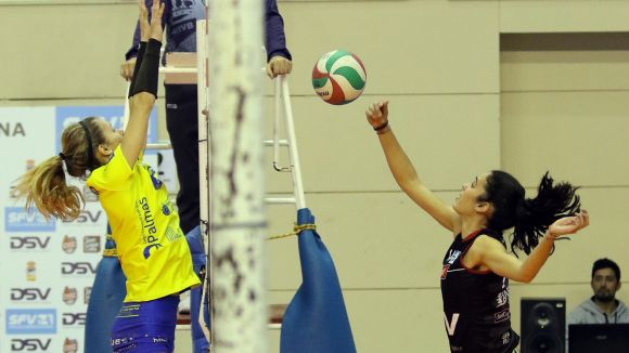 El Volei Sant Cugat supera l'IBSA Gran Canària i suma dos punts vitals per allunyar-se del descens