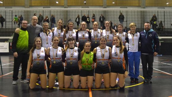 El Volei Sant Cugat, protagonista als triomfs de Barcelona 3 als Campionats Provincials de Catalunya