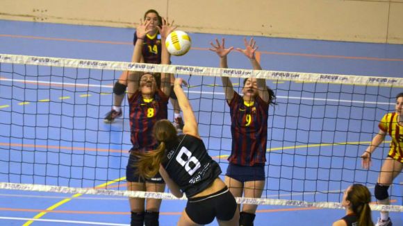 Volei Sant Cugat i Barça lluitaran per un lloc a la final de l'estatal juvenil