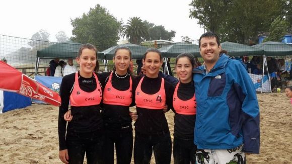 El Volei SC acaba cinquè al Campionat d'Espanya infantil de volei platja