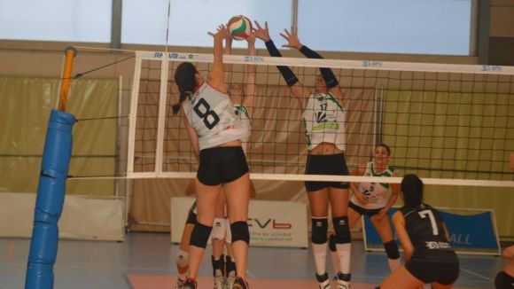 El Volei Sant Cugat perd davant el Vall d'Hebron i encara no coneix el triomf