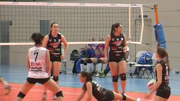 Un Volei Sant Cugat voluntariós no pot amb l'Haris Tenerife