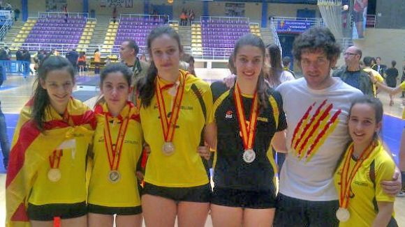 El Volei Sant Cugat participa de l'or i la plata de Catalunya a l'Estatal de seleccions