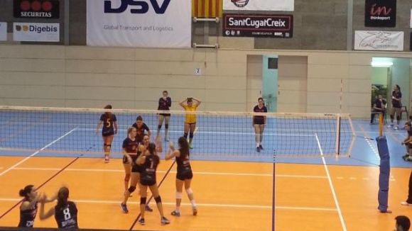 El sènior B del Volei Sant Cugat guanya la Lliga Catalana de Divisió d'Honor