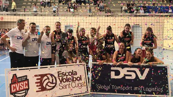 El juvenil del DSV-Volei Sant Cugat guanya el Campionat de Catalunya i ja prepara l'Estatal