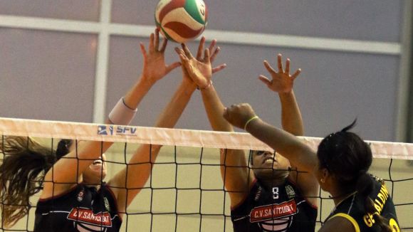 El DSV-Voleibol Sant Cugat aconsegueix una plàcida victòria contra l'Aguere