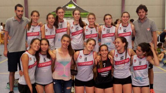 El cadet del Volei Sant Cugat finalitza en setena posició a l'Estatal