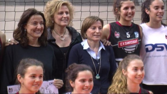 Forcadell: 'Hem de donar suport a l'esport femení i que ocupi el lloc que li pertoca'