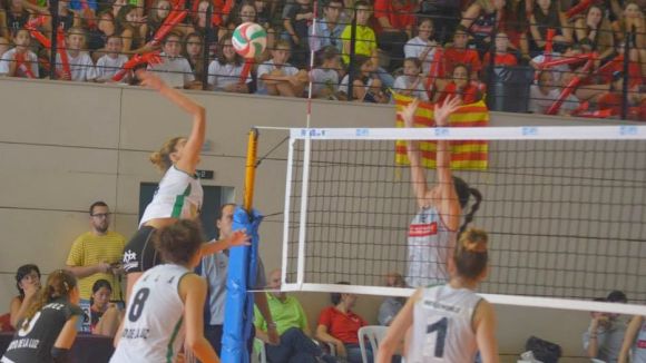El Volei Sant Cugat cau davant la superioritat del líder, el Murillo