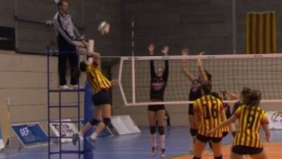 El Volei Sant Cugat cau a la pista del CV Barcelona i perd la Lliga Catalana
