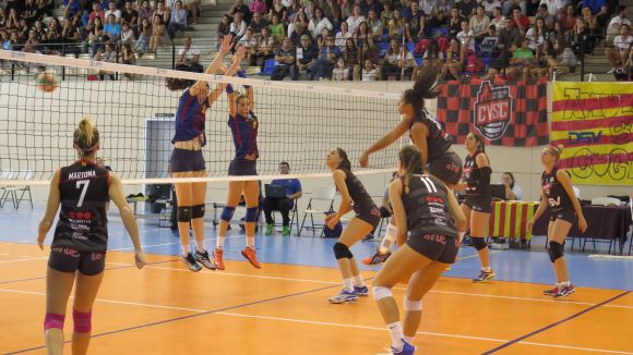 Volei Sant Cugat i Menorca es veuen les cares en un duel a la part alta de Superlliga