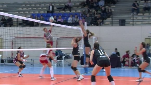 El Volei Sant Cugat perd contra el Valeriano Allés donant una bona imatge
